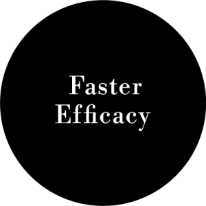 faster efficacy